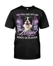 Border Collie-NT762-You Are My Angel Classic T-Shirt front