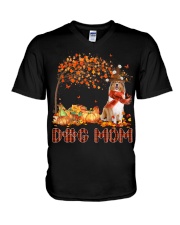 Rough Collie-CS3257-Dog Mom-V12 V-Neck T-Shirt tile