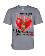 Dachshund (1)-CS4148-Perfect-V2 V-Neck T-Shirt tile