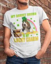 Basset Hound-CS4143-Lucky Charm-V2 Classic T-Shirt apparel-classic-tshirt-lifestyle-26