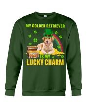 Golden Retriever-CS4143-Lucky Charm-V2 Crewneck Sweatshirt tile