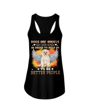 Morkie-CS3590-Dogs Are Angels Ladies Flowy Tank tile