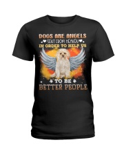 Morkie-CS3590-Dogs Are Angels Ladies T-Shirt tile