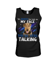 Airedale Terrier-CS3069-Still Talking Unisex Tank tile