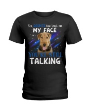 Airedale Terrier-CS3069-Still Talking Ladies T-Shirt tile
