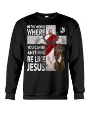 Lagotto Romagnolo-CS3937-Be Like Jesus Crewneck Sweatshirt tile