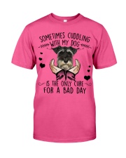 Miniature Schnauzer-NT127-For A Bad Day Classic T-Shirt tile