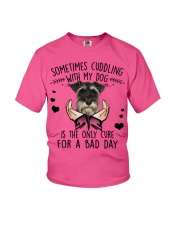 Miniature Schnauzer-NT127-For A Bad Day Youth T-Shirt tile
