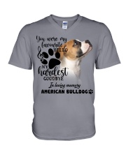 American Bulldog-CS1389-My Hardest V-Neck T-Shirt tile
