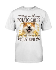 Akita-NT498-Dogs Are Like Classic T-Shirt front