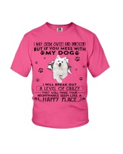 American Eskimo-CS3017-Happy Place Youth T-Shirt tile