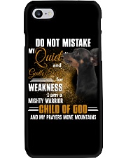 Miniature Pinscher-CS3122-Do Not Mistake Phone Case tile