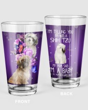 I'm Not A Shih Tzu Pint Glass tile