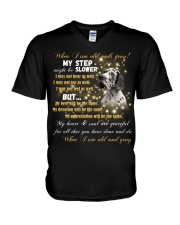 Great Dane-02-CS3882-Old And Gray V-Neck T-Shirt tile