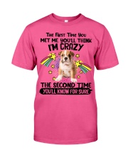 English Bulldog-CS3081-The Second Time Classic T-Shirt tile