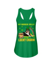 Border Collie 2-CS4143-Lucky Charm-V2 Ladies Flowy Tank tile
