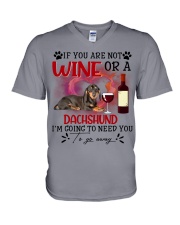 Dachshund-CS4110-To Need You V-Neck T-Shirt tile