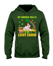 Border Collie-CS4143-Lucky Charm-V2 Hooded Sweatshirt tile