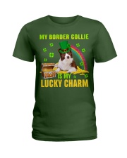 Border Collie-CS4143-Lucky Charm-V2 Ladies T-Shirt tile
