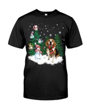 Beagle-CS4017-Christmas Dog-V15 Classic T-Shirt front