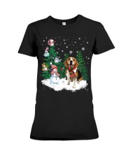 Beagle-CS4017-Christmas Dog-V15 Premium Fit Ladies Tee tile