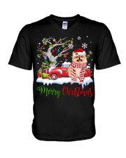 Pomeranian-CS3958-Christmas-V6 V-Neck T-Shirt tile