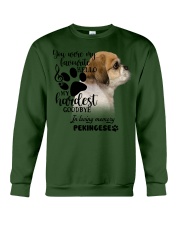 Pekingese-CS1389-My Hardest Crewneck Sweatshirt tile