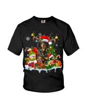 Dachshund 3 (1)-CS3986-Christmas Dog-V14 Youth T-Shirt tile