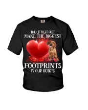 Dachshund-DN2037-Footprints-V2 Youth T-Shirt tile