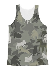 Bull Terrier-camouflage All-over Unisex Tank thumbnail
