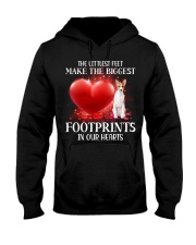 Basenji-DN2037-Footprints-V2 Hooded Sweatshirt tile