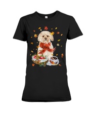 Morkie-CS3784-Autumn Dog-V5 Premium Fit Ladies Tee tile