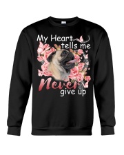 Pug-CS3867-Never Give Up Crewneck Sweatshirt tile