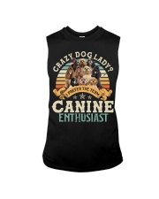 American Cocker Spaniel-CS2593-Crazy Dog Lady Sleeveless Tee