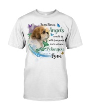 Pekingese-CS3497-Angels-V4 Classic T-Shirt front