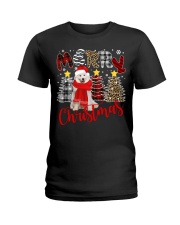 Samoyed-CS3833-Merry Christmas-V2 Ladies T-Shirt tile
