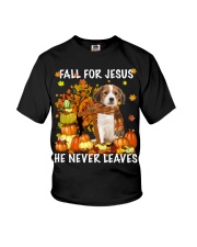 Kooikerhondje-CS3774-He Never Leaves Youth T-Shirt tile