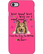 Shetland Sheepdog-NT516-I Love You-V4 Phone Case tile