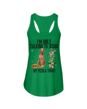 Vizsla-CS2471-Talking To Jesus Ladies Flowy Tank tile