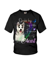Alaskan Malamute-CS3268-One By My Side Youth T-Shirt tile