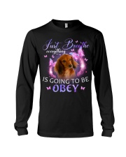 Dachshund-03-CS3533-Just Breathe-V2 Long Sleeve Tee tile