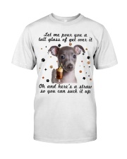 Greyhound-CS3062-Let Me Pour Classic T-Shirt front