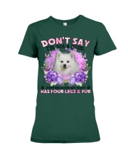 American Eskimo-CS4086-Don't Say-V2 Premium Fit Ladies Tee tile