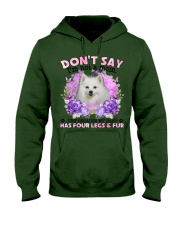 American Eskimo-CS4086-Don't Say-V2 Hooded Sweatshirt tile