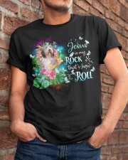 Bearded Collie-CS3637-Jesus Is My Rock Classic T-Shirt apparel-classic-tshirt-lifestyle-26