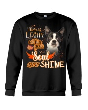 Boston Terrier-02-NT648-There Is Light Crewneck Sweatshirt tile