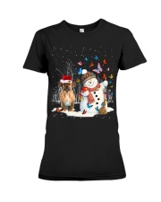 Puggle 2-DN2332-Christmas Dog-V10 Premium Fit Ladies Tee tile