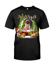 English Mastiff-DN2296-Mery Christmas-V6 Classic T-Shirt front