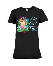 AfghanHound-CS3637-Jesus Is My Rock Premium Fit Ladies Tee tile
