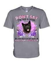 Akita-02-CS4086-Don't Say-V2 V-Neck T-Shirt tile